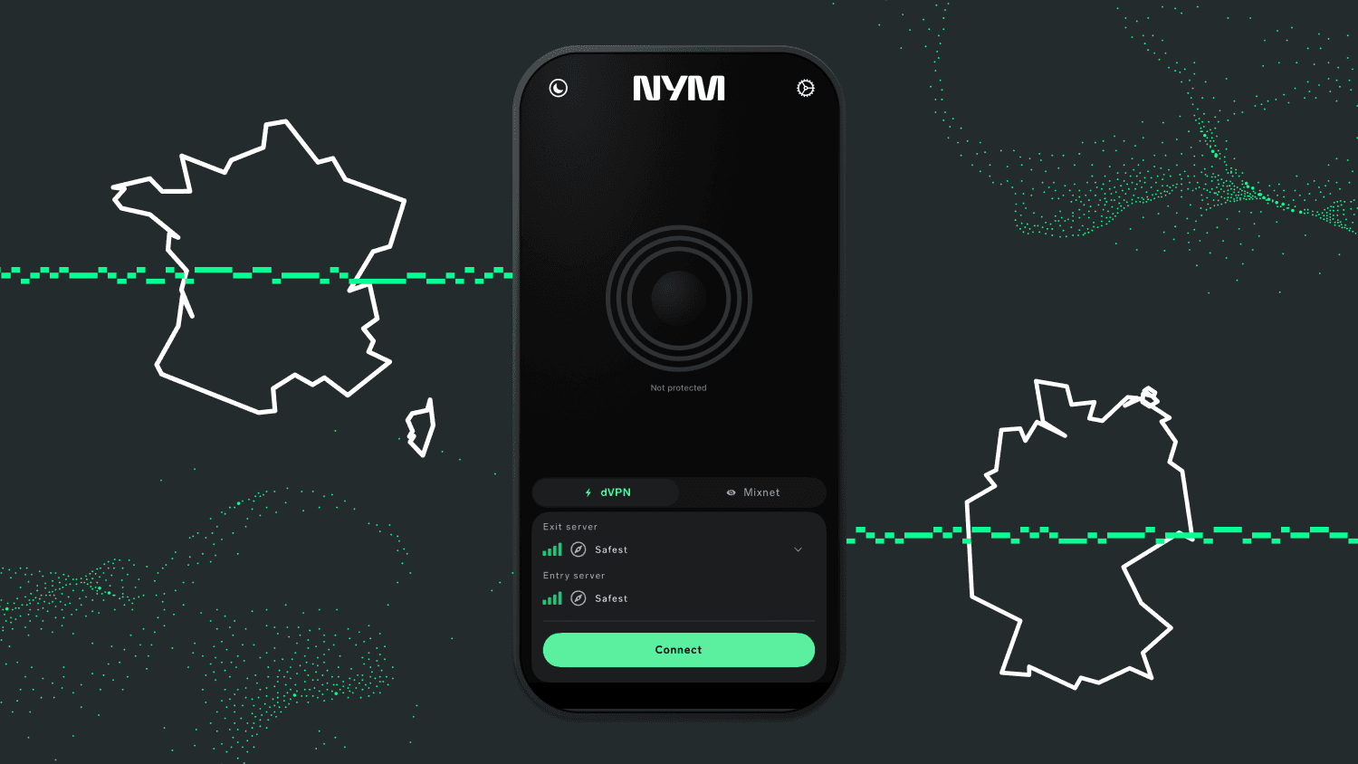 NymVPN 1-click connect.png